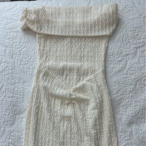 White Fox Maxi Dress-VIEW LAST PICTURE FOR FIT